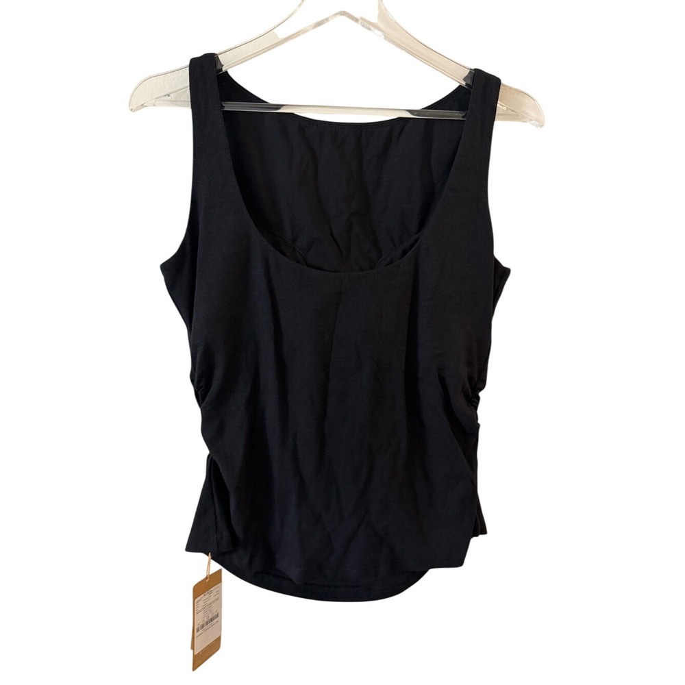 OGL Plantive Elastic Open Back Bra Tank size XL black NWT - Picture 9 of 13